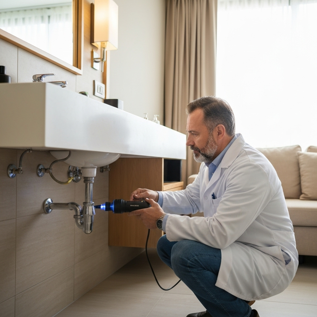Hospitality leak detection services