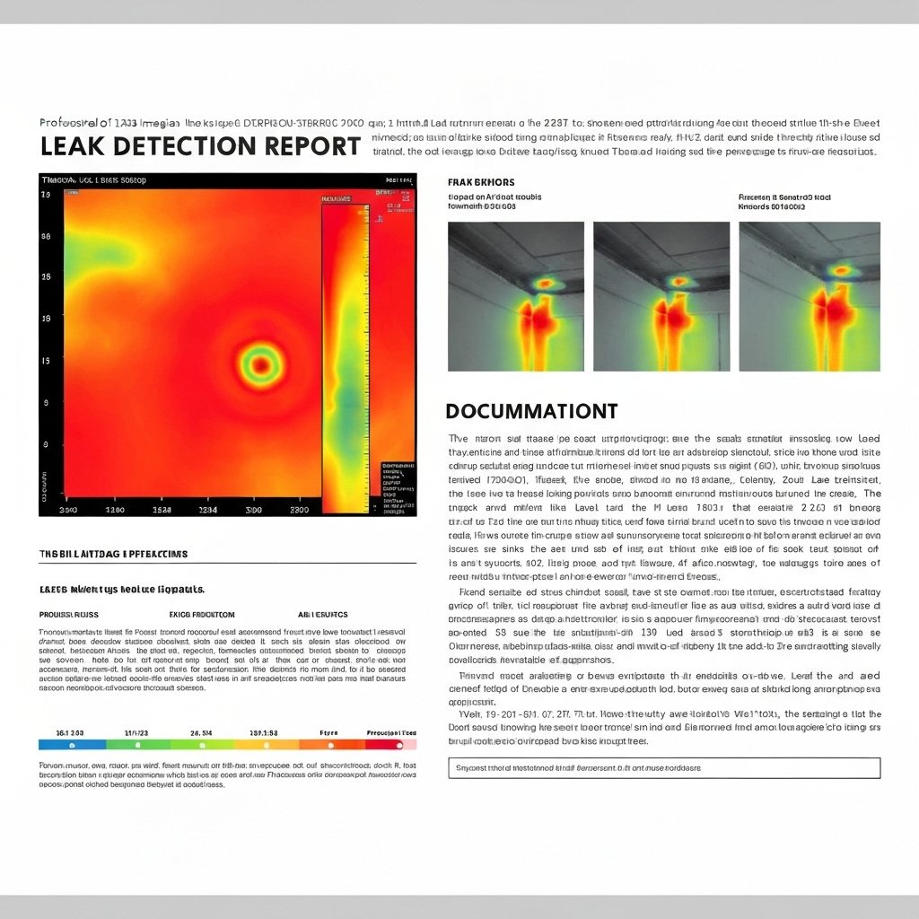 Detailed leak detection report and documentation