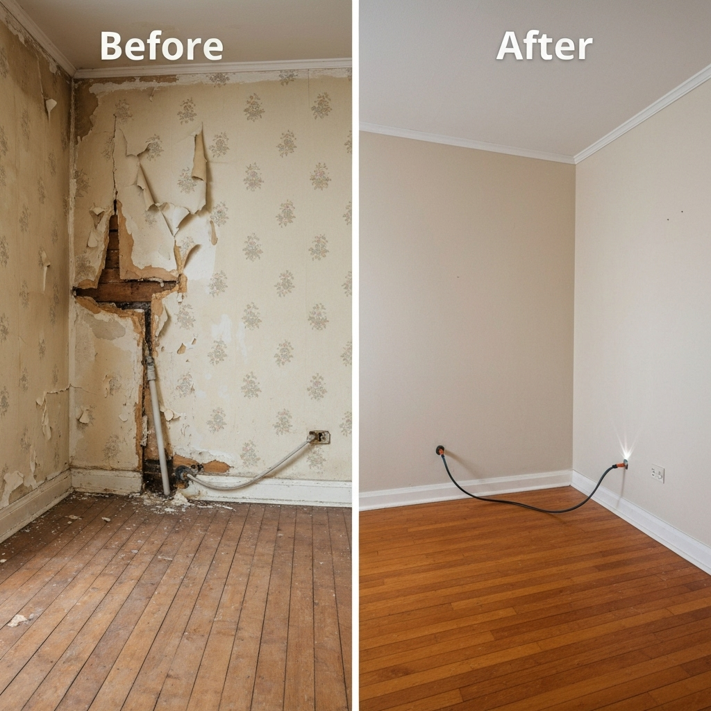 Water damage prevention through early leak detection